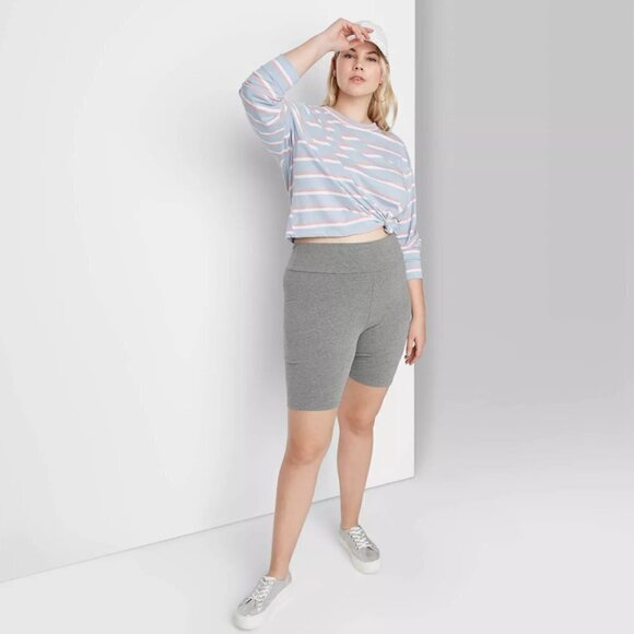 Wild Fable Women's High-Rise Bike Shorts XS - Set of 3 - Picture 2 of 2